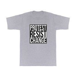 Protest Resist Change T Shirt