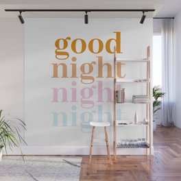 good night night 1 Wall Mural