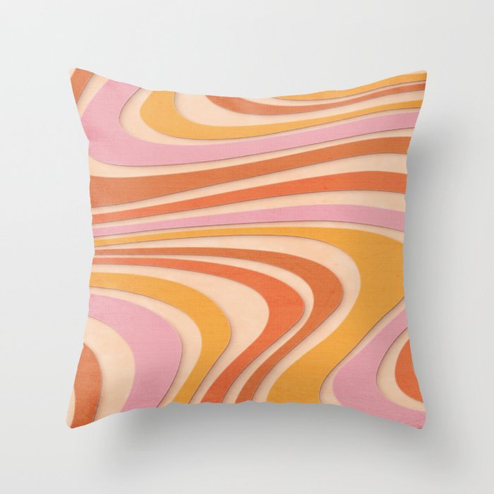 Spin "A" round Throw Pillow