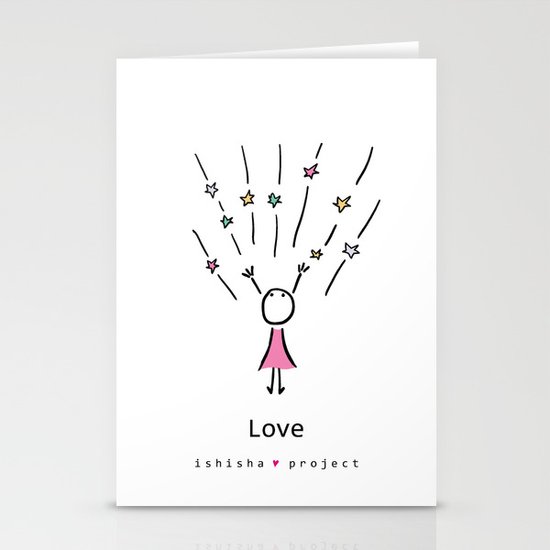 LOVE by ISHISHA PROJECT Stationery Cards