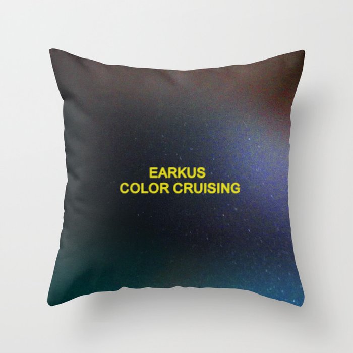 Color Cruising Throw Pillow