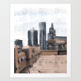 Buildings with Impressionist Vibes Art Print