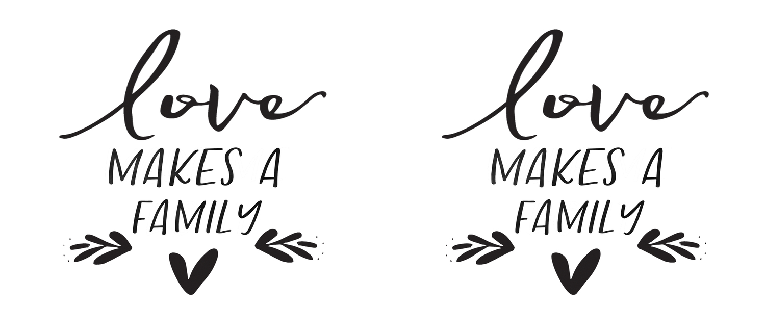 Love Makes A Family House Warming Gift Inspirational Printable Family Quote Apartment Wall Art Coffee Mug