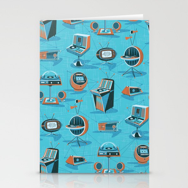 SPACE AGE HIFI Stationery Cards