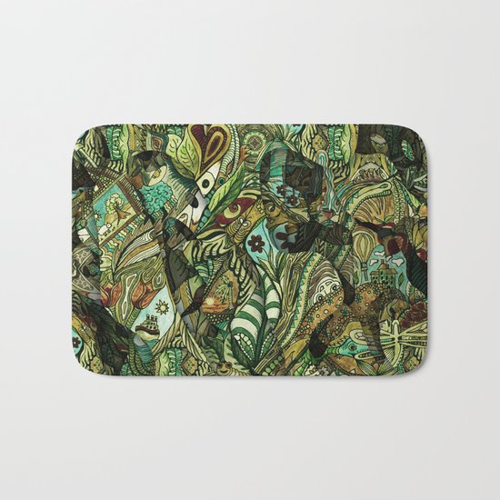 Journey thru the mind to see what makes you shine Bath Mat