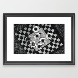 Coffee and Cigarettes Framed Art Print