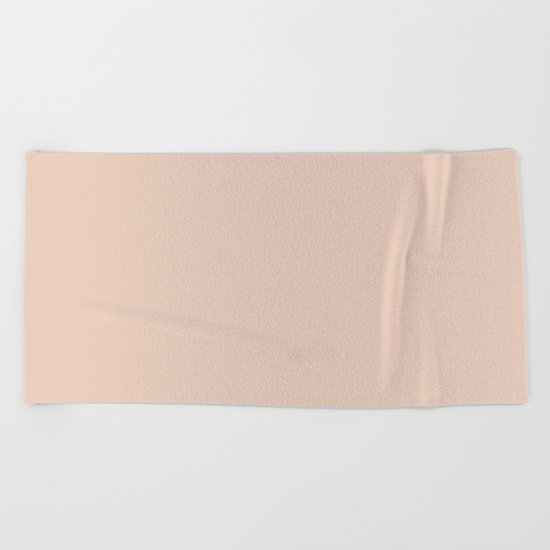 Solid Vintage Rose Pink Beach Towel