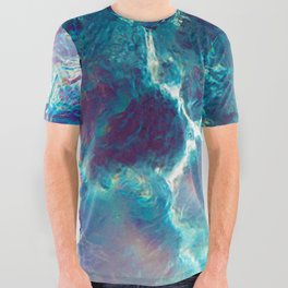 Energetic Water All Over Graphic Tee