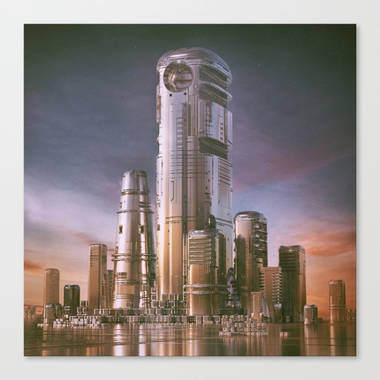 SILVERCITY.C (everyday 02.29.16) Canvas Print
