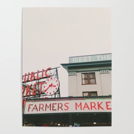 Pikes Place Market | Seattle | Washington Poster