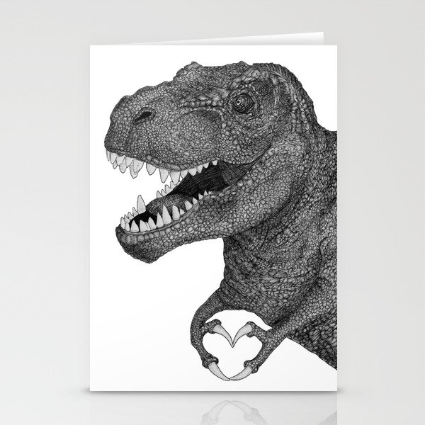 Dino Love Stationery Cards