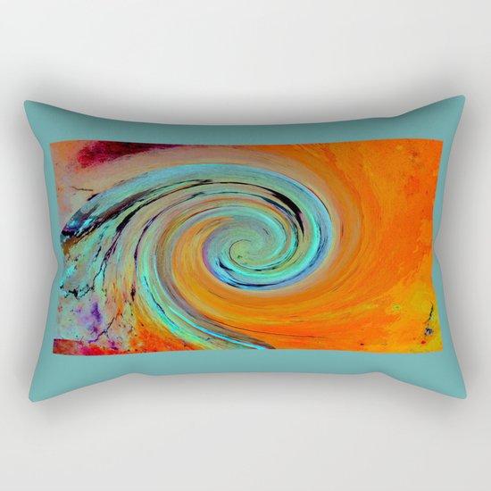 Head Spin Rectangular Pillow