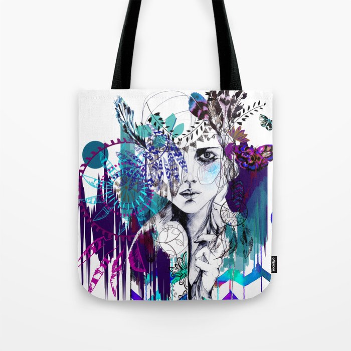 Tribal Girl - Colourway - Tote Bag