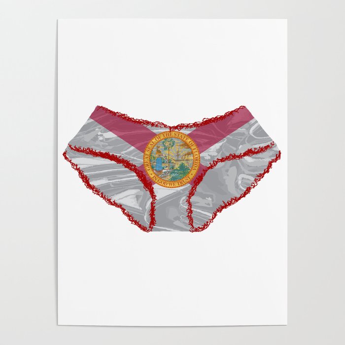 Florida Flag Knickers Poster