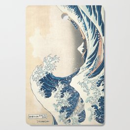 The Great Wave Off Kanagawa by Katsushika Hokusai Thirty Six Views of Mount Fuji - The Great Wave Cutting Board