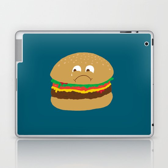 Sad Hamburger Laptop & iPad Skin