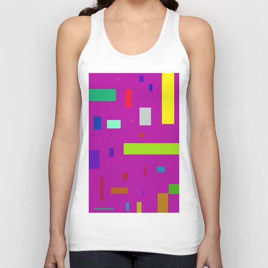 Squares and Rectangles 2 Unisex Tank Top