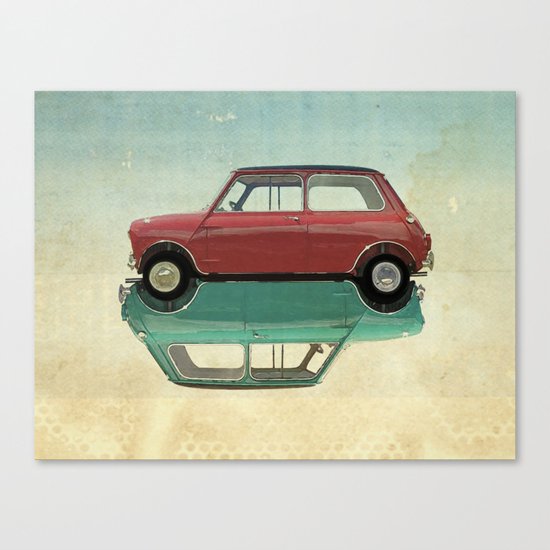 mini ying and yang Canvas Print
