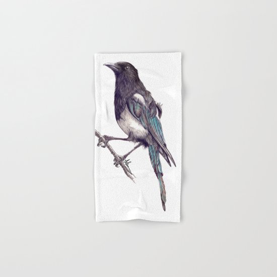 Juvenile Magpie Hand & Bath Towel
