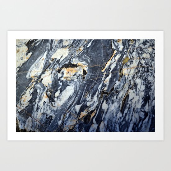 Marble Rock Art Print