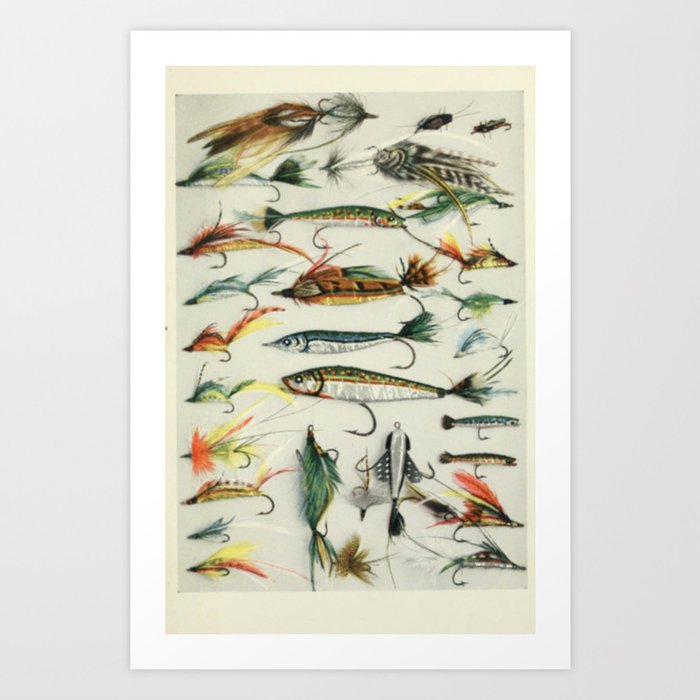 Fishing Lures Art Print