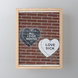 Love Sick - Philly Framed Mini Art Print