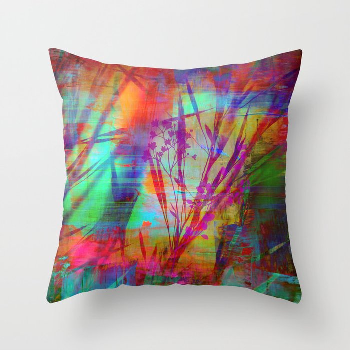 in the jungle  Throw Pillow
