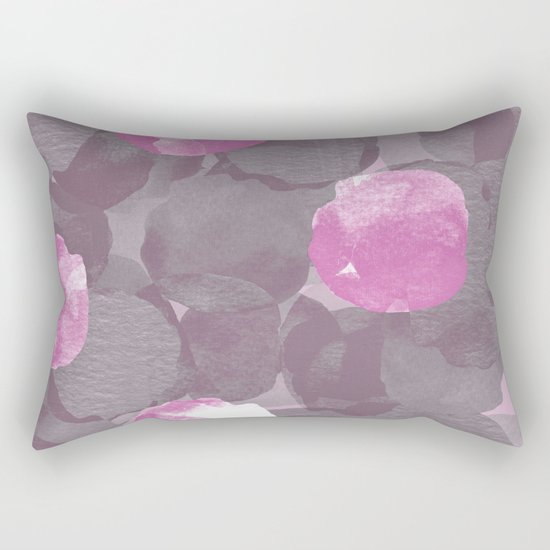 Abstract Peonies Rectangular Pillow