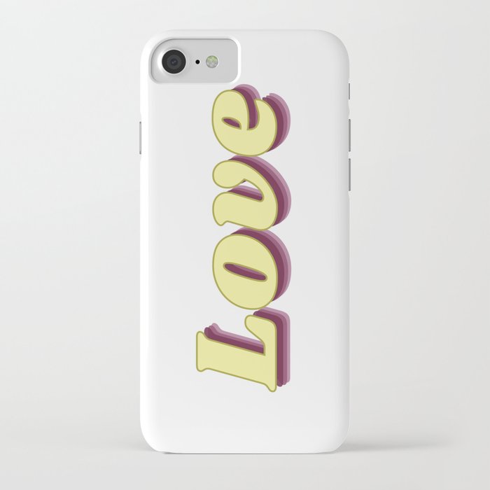 The word is Love iPhone Case