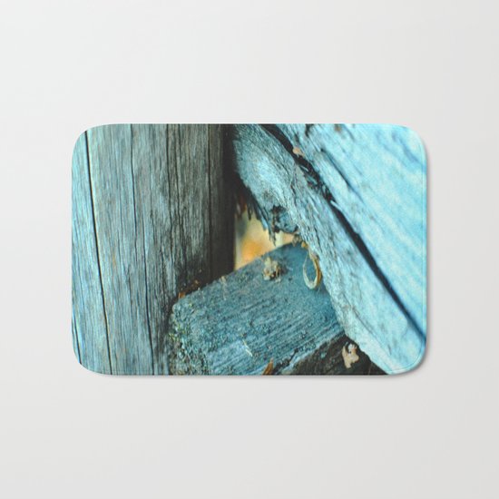 Wood Triangle Bath Mat