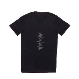 Abstract 80s Soundwave Art Music Audio black and white Musical design home wall bedroom decor Art Pr T Shirt