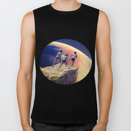 Orange Planet Biker Tank