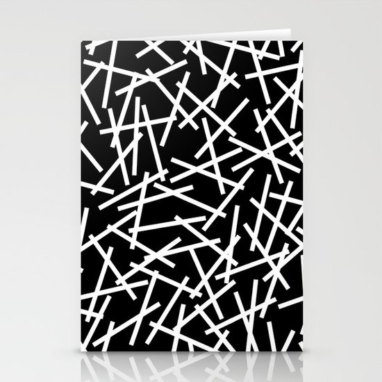 Kerplunk Black and White Stationery Cards