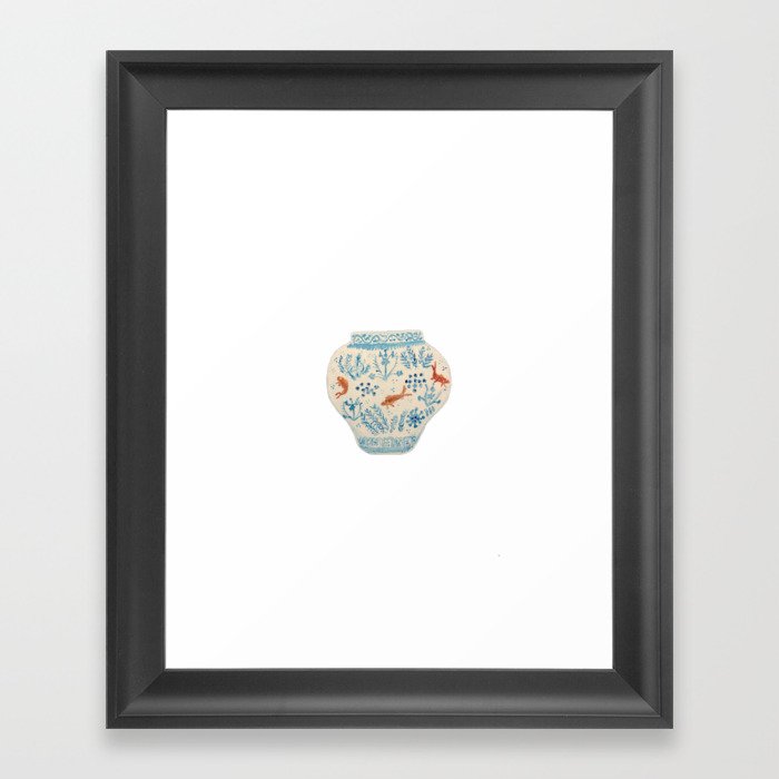 Goldfish Ginger Jar  Framed Art Print