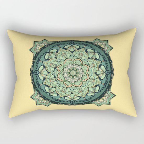Morris Mandala Rectangular Pillow