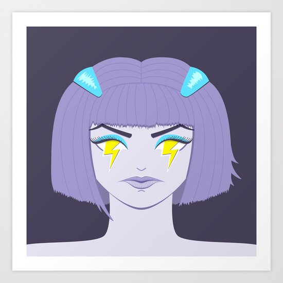 Silent Rage Art Print