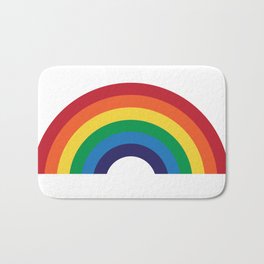 70's Love Rainbow Bath Mat