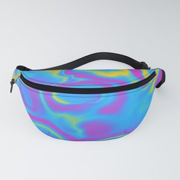 Pansexual Pride Abstract Swirled Spilled Paint Fanny Pack