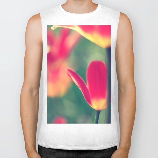 tulips Biker Tank