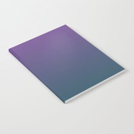 Purple and teal ombre Notebook