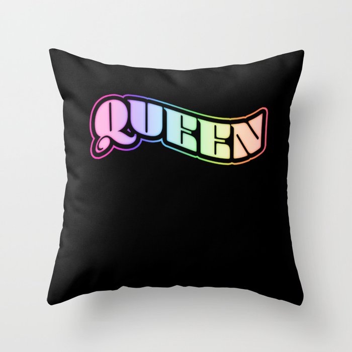 Queen Throw Pillow