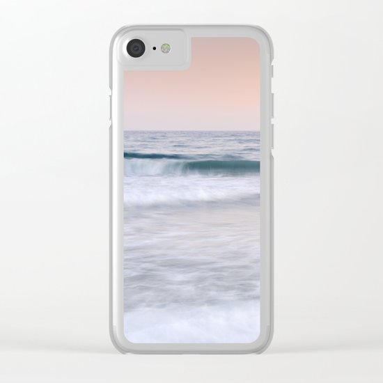 "Pink sunset". Summer dreams.... Clear iPhone Case