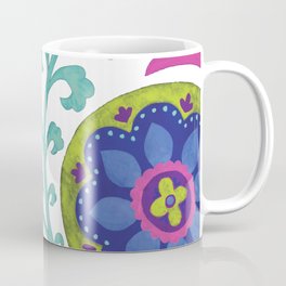 Watercolor Suzani Pattern Coffee Mug