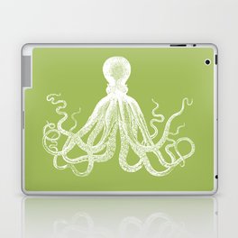 Octopus in Spring Green Laptop & iPad Skin