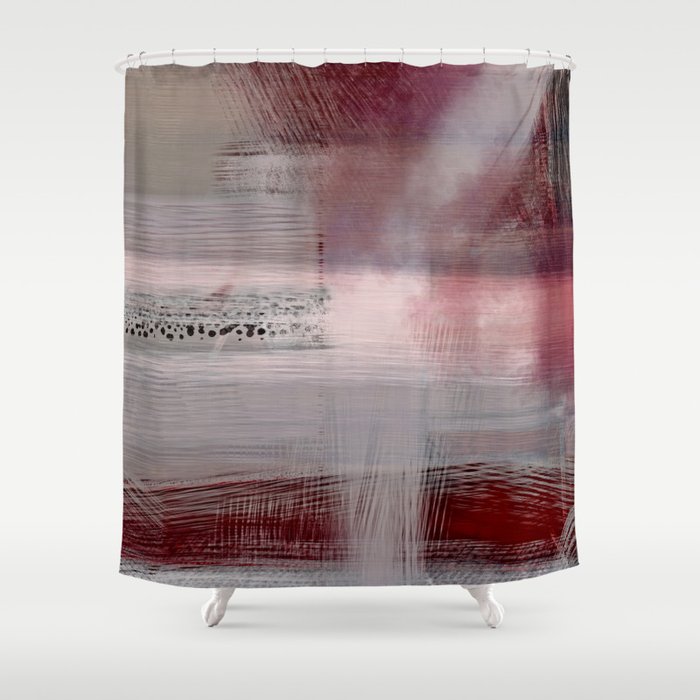 Zen Sunrise - Contemporary Abstract Shower Curtain