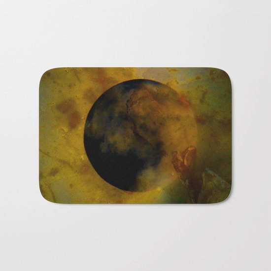 Abstract Moon Bath Mat
