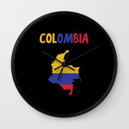 COLOMBIA Wall Clock