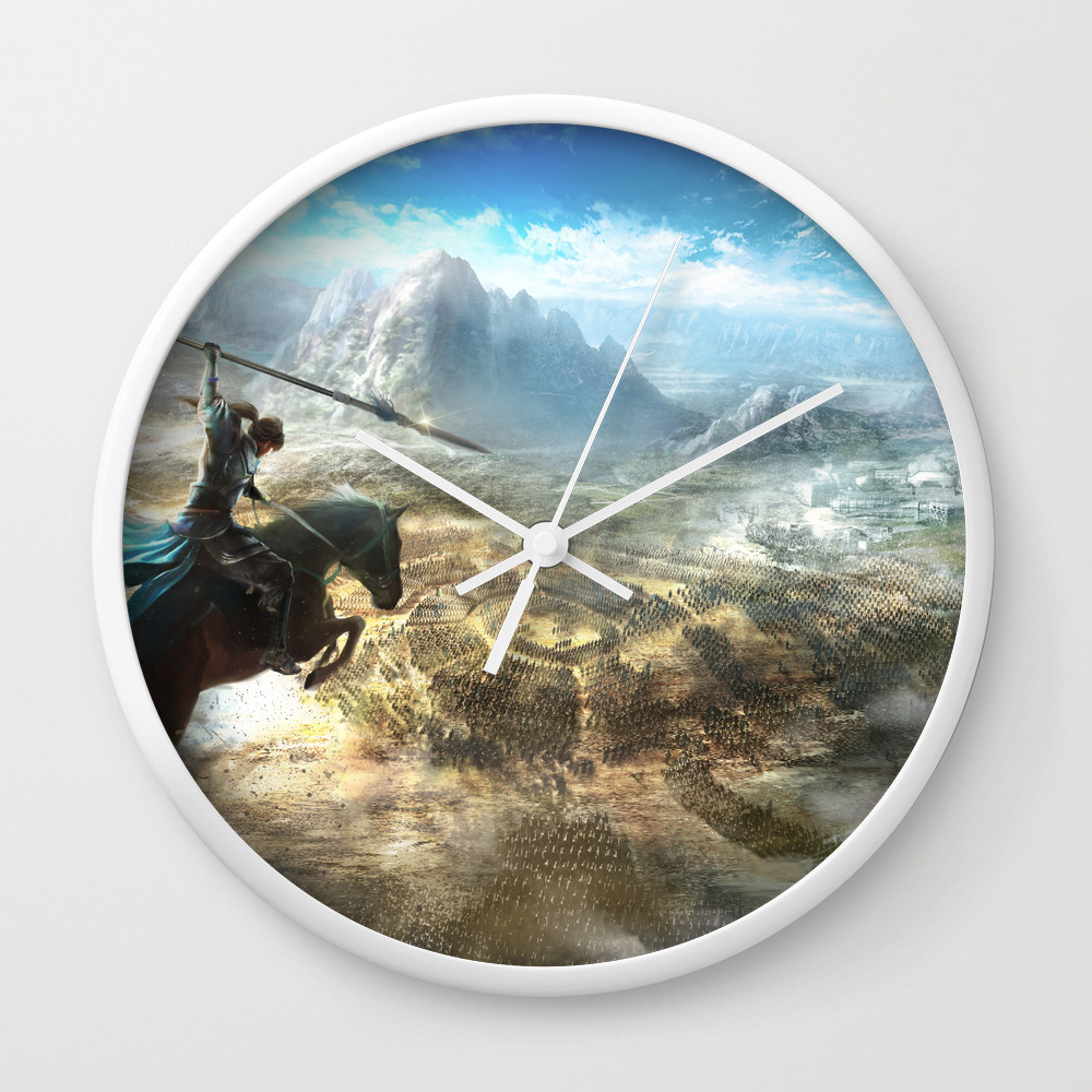 Hd Graphic Design Fantasy Warrior Wall Clock