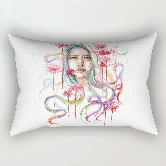 Higanbana Rectangular Pillow