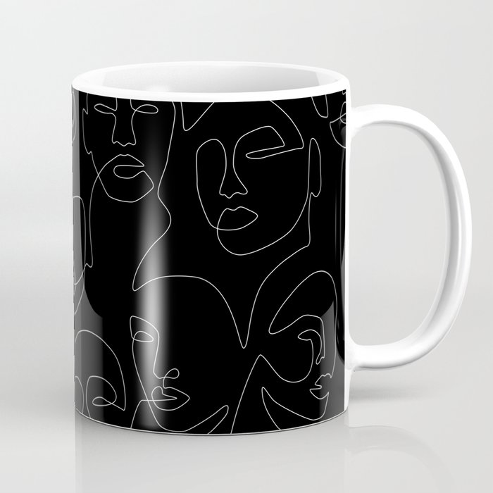 Face Lace Coffee Mug